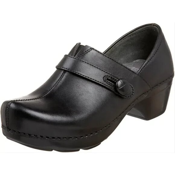 Dansko Solstice Leather Clog Shoe Professional Nurse Boho Comfort Scandi Girl - Picture 1 of 9